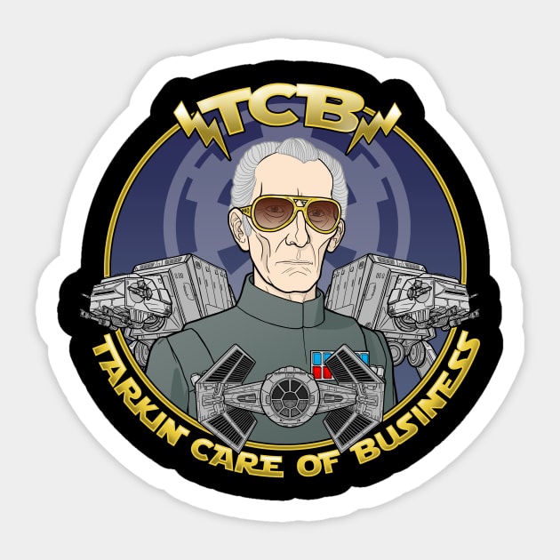 Tarkin Care Of Business Sticker by NerdCaves